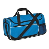 Сумка дорожная "Sporty"; красный с черным; 52х27х26  см; полиэстер; шелкография