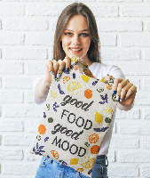 Сумка Эко Колор из двунитки 25х35 см, с полной запечаткой Сумка Эко Колор из двунитки 25х35 см, с полной запечаткой