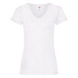 Футболка "Lady-Fit V-Neck T", белый_XL, 95% х/б, 5% эластан, 200 г/м2 Футболка "Lady-Fit V-Neck T", белый_XL, 95% х/б, 5% эластан, 200 г/м2