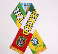 Шарф болельщика Мексика - Бразилия 02.07.2018 Самара