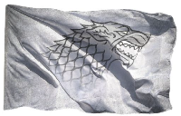 Флаг Старков Игра Престолов 100х150 см Флаг Старков Игра Престолов 100х150 см