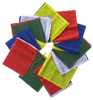 Флажки Лунгта, 15 шт. размер 20х24 см Флажки Лунгта, 15 шт. размер 20х24 см