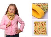 Бафф Арктик двухслойный на флисе детский, с полной запечаткой Бафф Арктик двухслойный на флисе детский, с полной запечаткой