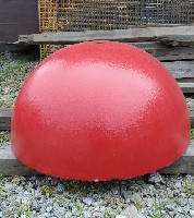 Основание для мобильного флагштока бетонное полусфера окрашенное Основание для мобильного флагштока бетонное полусфера окрашенное