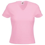 Футболка "Lady-Fit V-Neck T", светло-розовый_XS, 95% х/б, 5% эластан, 210 г/м2 Футболка "Lady-Fit V-Neck T", светло-розовый_XS, 95% х/б, 5% эластан, 210 г/м2