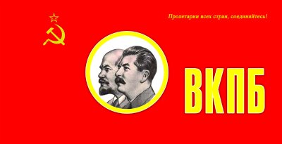 Флаг ВКПБ 90х135 см
