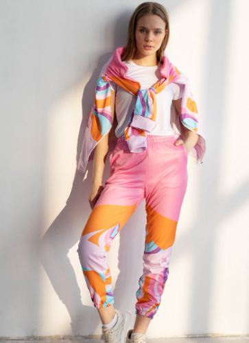 Брюки Экшен женские, с полной запечаткой