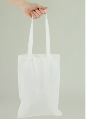 Сумка Румми из канваса 25х35 см, однотонная