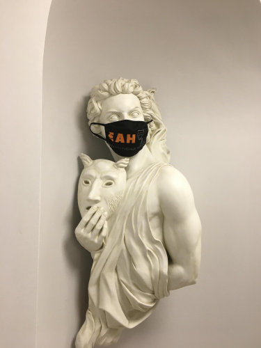 Тканевые защитные маски с дизайном заказчика